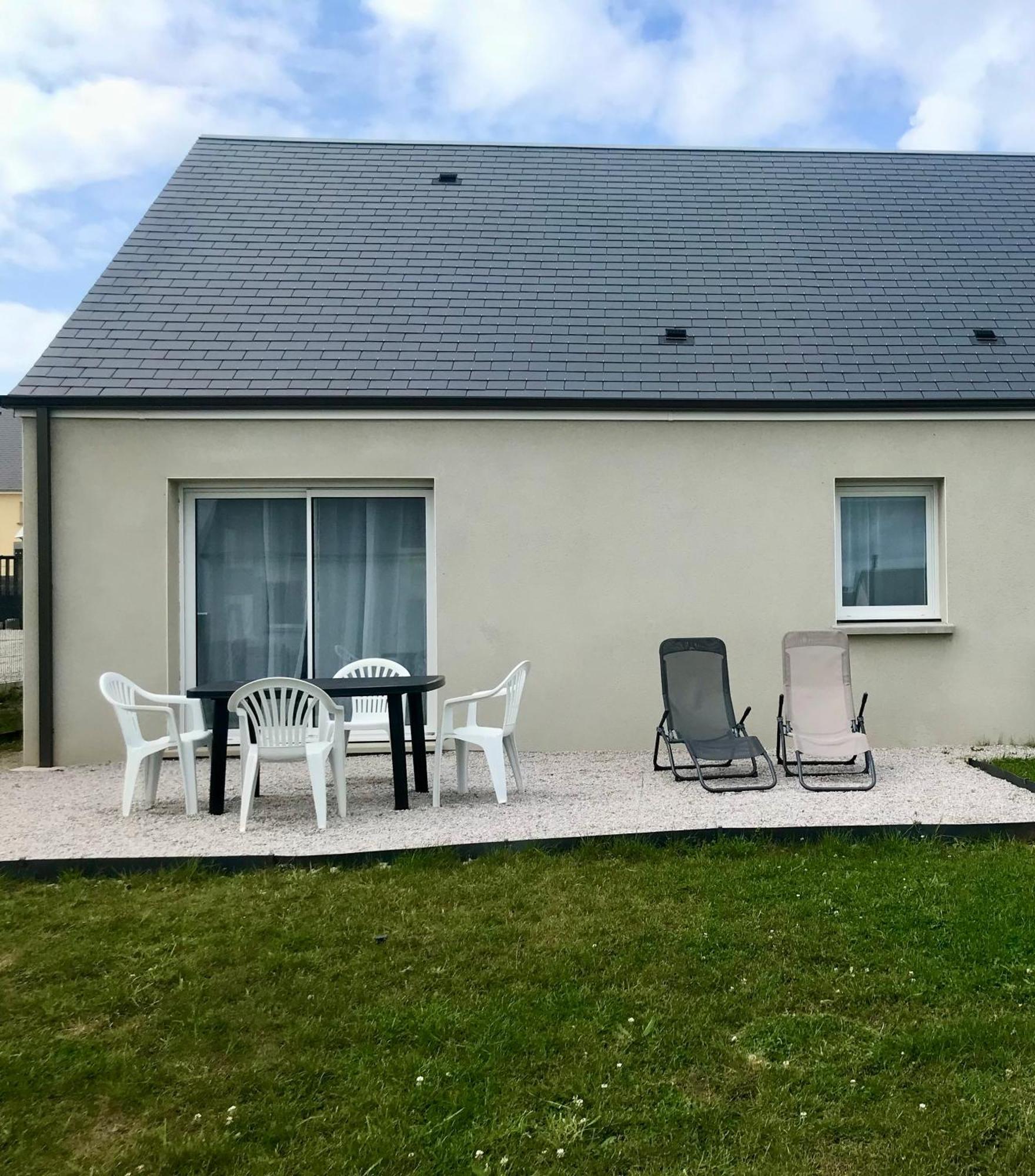 Maison 6-8 Personnes 3 Chambres Les Pieux Exterior foto